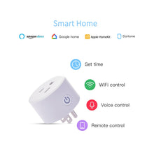 Load image into Gallery viewer, Wifi Smart Socket Smart Timer US Plug Dohome Homekit Remote Control Smart Home Voice Control Works With Siri Alexa Google Home - somethinggoodenterprise
