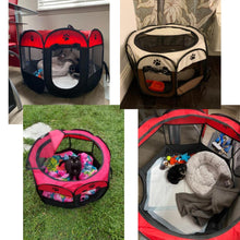 Load image into Gallery viewer, Portable Folding Tent Dog House Octagonal Cage For Cat Playpen Puppy Kennel Easy Operation Fence Outdoor Big Dogs House - somethinggoodenterprise
