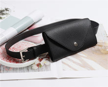 Load image into Gallery viewer, Waist Bag PU Leather Fanny Pack Femal Belt Phone Pouch Small Messenger Bags
