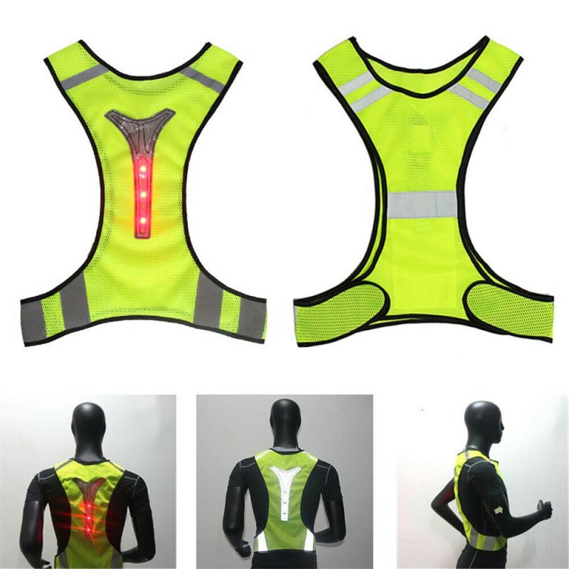 Cycling Night Running Mountaineering LED Safety Warning Light Reflective Vest
