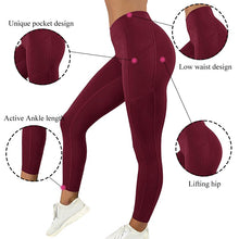 Load image into Gallery viewer, 2022  Women Gym Leggings Sexy Fitness Push Up High Waist Pocket Workout Fashion Casual Mujer Pencil Pants
