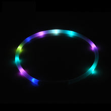 Load image into Gallery viewer, Dogs Cats LED Light Collars Rechargeable Flashing Night Collars USB Luminous Collar  Glowing In Dark
